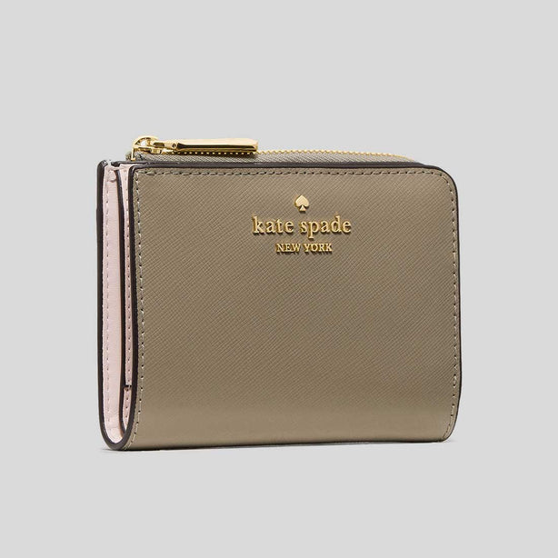 KATE SPADE Small L-Zip Wallet Oyster Shell RS-KN767