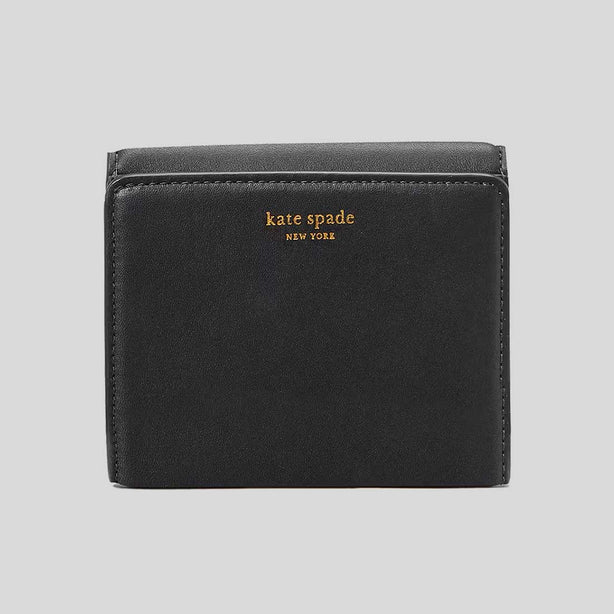 KATE SPADE Dakota Bifold Flap Wallet Black RS-KF943