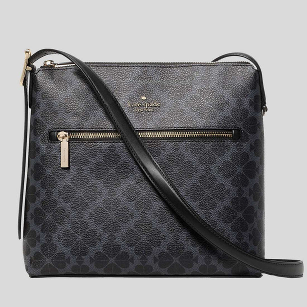 KATE SPADE Spade Flower Swingpack Crossbody Bag Black RS-KM717