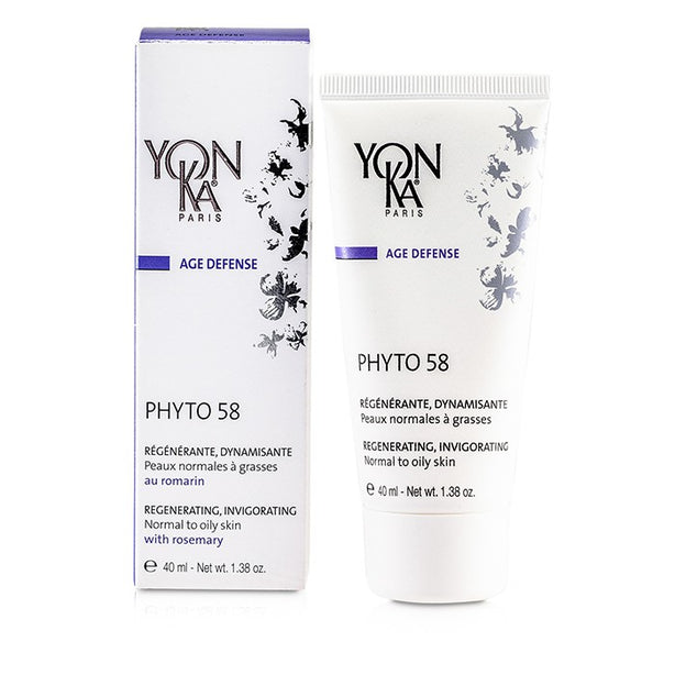 Age Defense Phyto 58 Creme With Rosemary + Vit. A.e.f. - Revitalizing, Invigorating (normal To Oily Skin) - 40ml/1.38oz