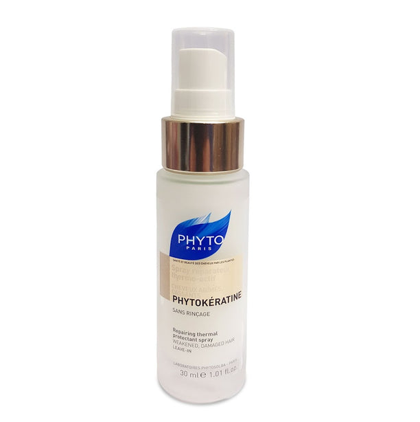 Phyto Phytokeratine Repairing Thermal Protecting Spray for Weekend Damaged Brittled and Dry Hair 30ML (Bundle of 2)