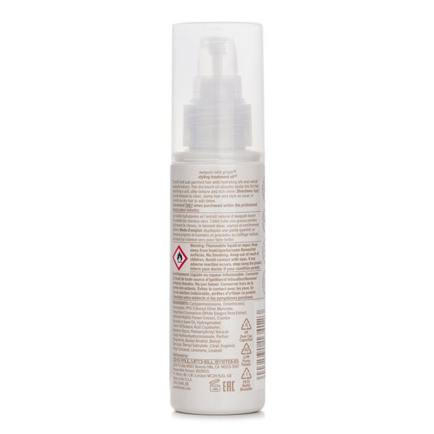 Mitchell Awapuhi Wild Ginger Style Styling Treatment Oil - 100ml/3.4oz