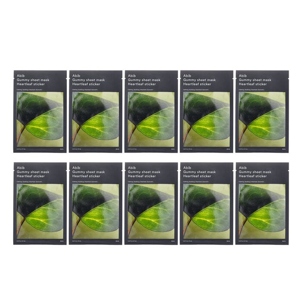 Gummy Sheet Mask Heartleaf Sticker - 27ml x 10pcs