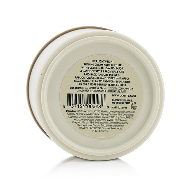 Natural Matte Cream (medium Hold, Matte Finish, Water Soluble) -