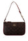 Coach Nolita 19 In Signature Canvas - Dark Brown/Red
