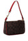Coach Nolita 19 In Signature Canvas - Dark Brown/Red