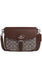 Coach Amelia Saddle Bag In Signature Jacquard - Maple