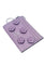 Coach Mini Skinny ID Case With Floral Applique - Lilac Purple
