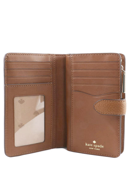 Kate Spade Leila Medium Compartment Bifold Wallet - Brown