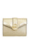 Michael Kors Carmen Medium Flap Bifold Wallet - Pale Gold