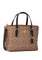 Coach Mollie Tote 25 In Signature Canvas - Brown - Black