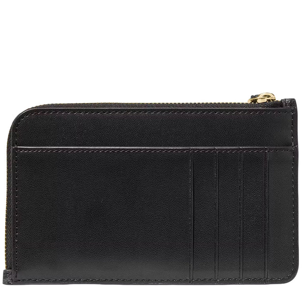 Kate Spade Lucy Spade Flower Small Card Holder Wristlet - Black KM460