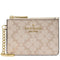 Kate Spade Spade Flower Key Ring Card Holder - Dark Beige Moon Dust KN773