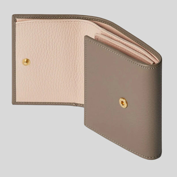 GUCCI Petite Marmont Small Wallet In Calf Leather Grey RS-598587