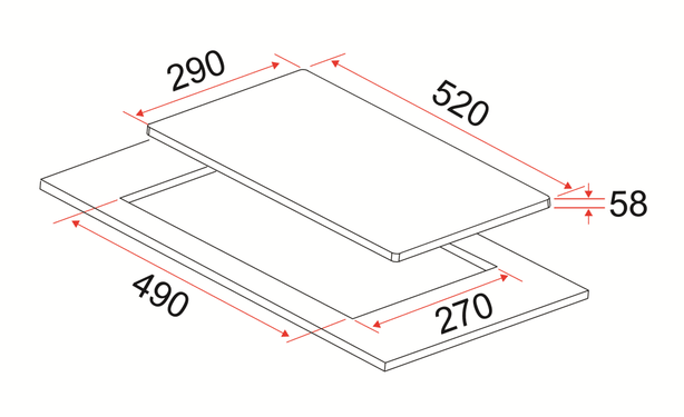 Induction Hob 30CM – HB BI 292 A