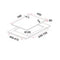 Gas Hob 78CM – EFH 7628 WT VGB