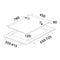 Gas Hob 78CM – EFH 7636 WT VGB – MG