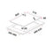 Gas Hob 86CM – EFH 3977 WT VSB