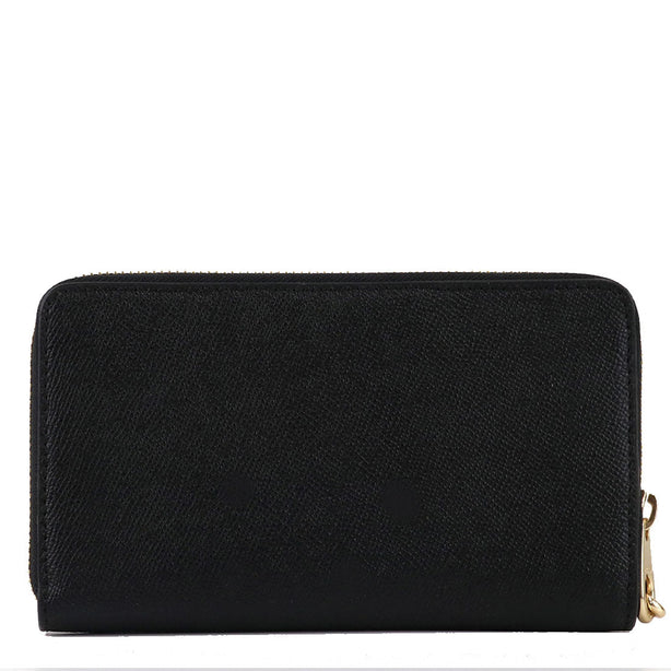 Coach Long Zip Around Wallet in Black C3441