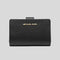 MICHAEL KORS Medium Crossgrain Leather Wallet Black RB-35F7GTVF2L