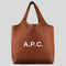 A.P.C Ninon Tote Bag Nut Brown RS-PUAATM61565