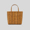 MCM Mini Toni Top-Zip Shopper In Visetos Cognac RS-MWPAATN04CO001