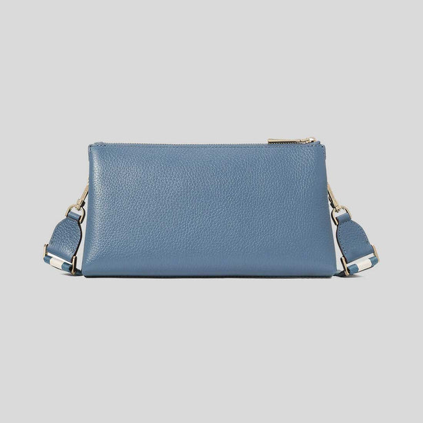 KATE SPADE Emma Pebbled Leather Mini Crossbody Bag Bluestone RB-KK257