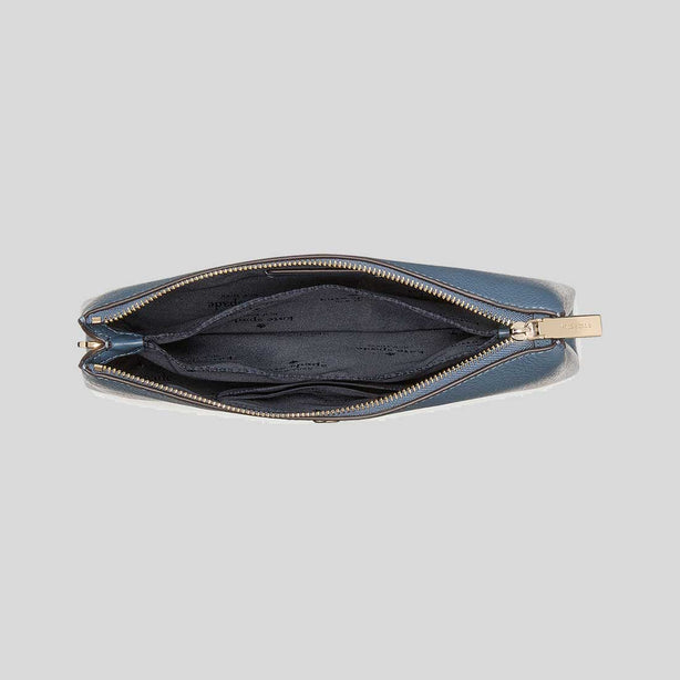 KATE SPADE Emma Pebbled Leather Mini Crossbody Bag Bluestone RB-KK257