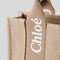CHLOE Small Woody Tote Bag Boyish Brown RB-CHC23AS397L1720E