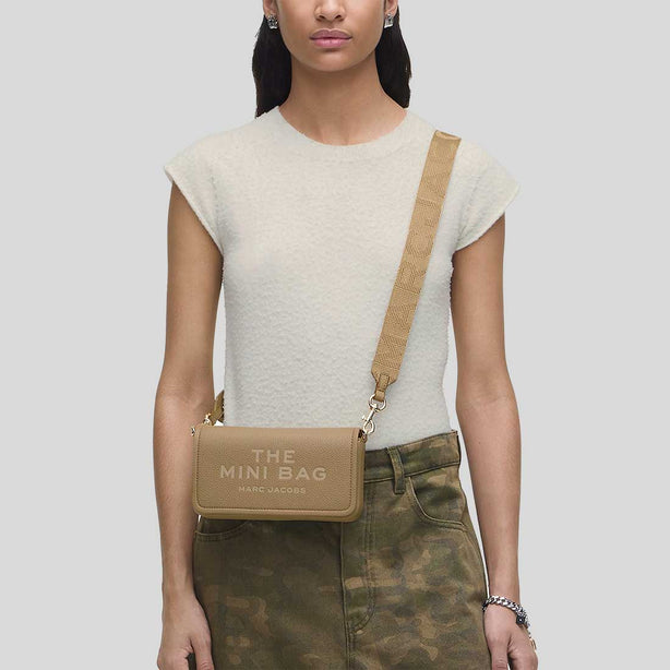 MARC JACOBS The Leather Mini Bag Camel RB-2S4SMN080S02