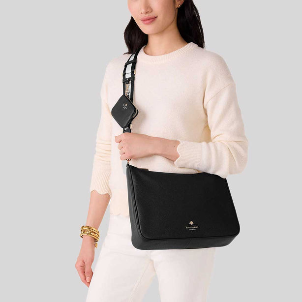 KATE SPADE Emma Large Crossbody Bag Black RB-KK069