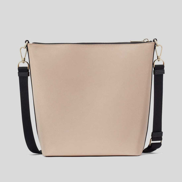 KATE SPADE Chelsea Large Duffle Crossbody Bag Warm Beige Multi RB-KG459