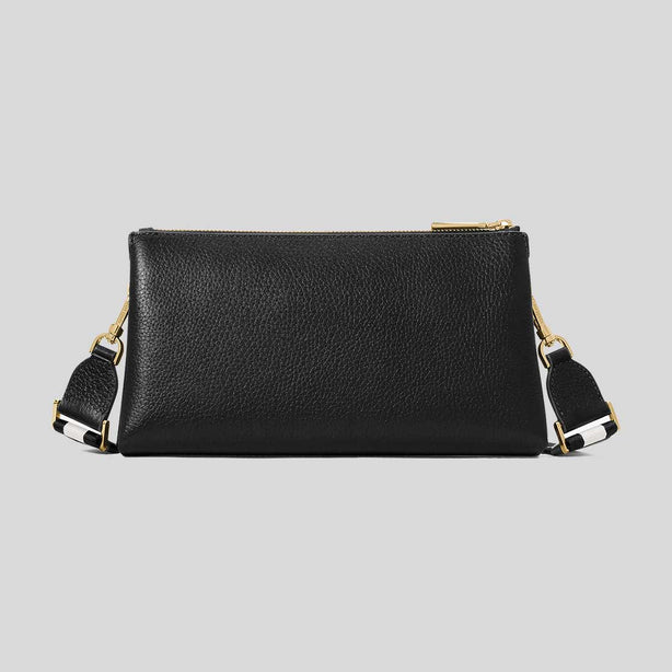 KATE SPADE Emma Pebbled Leather Mini Crossbody Bag Black RB-KK257
