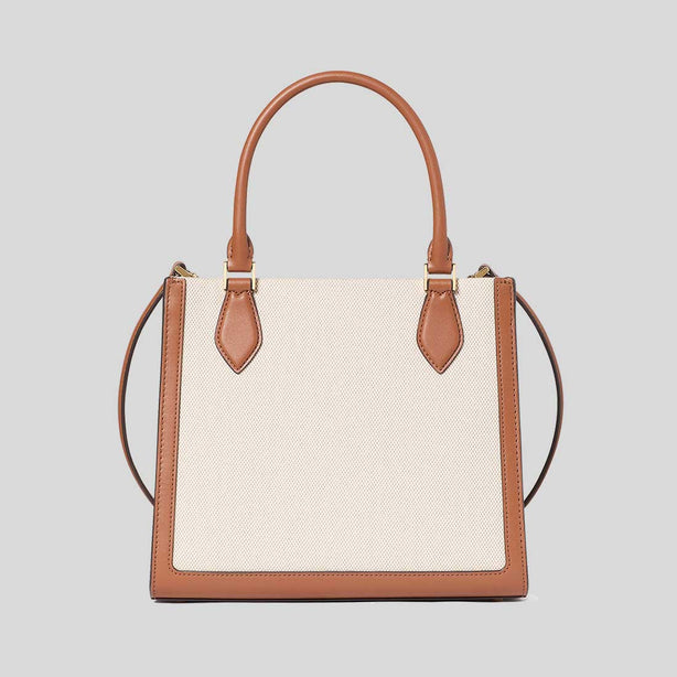 KATE SPADE Ellie Canvas Small Tote Warm Gingerbread Multi RB-KK098