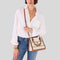 KATE SPADE Ellie Canvas Small Tote Warm Gingerbread Multi RB-KK098