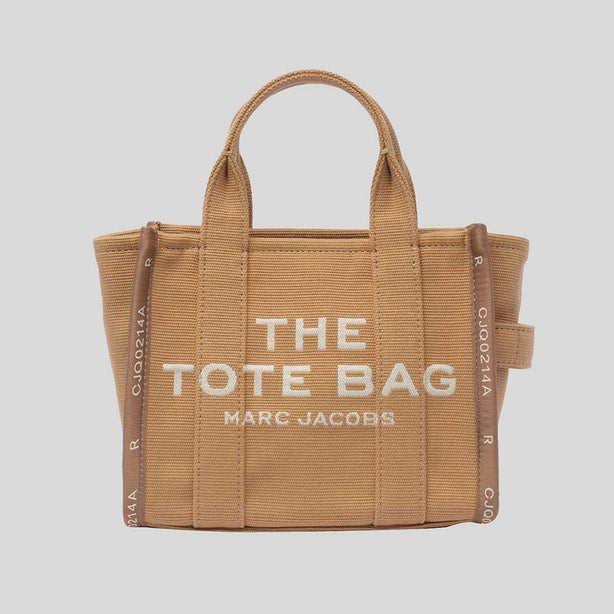 MARC JACOBS The Jacquard Small Tote Bag Camel RB-M0017025