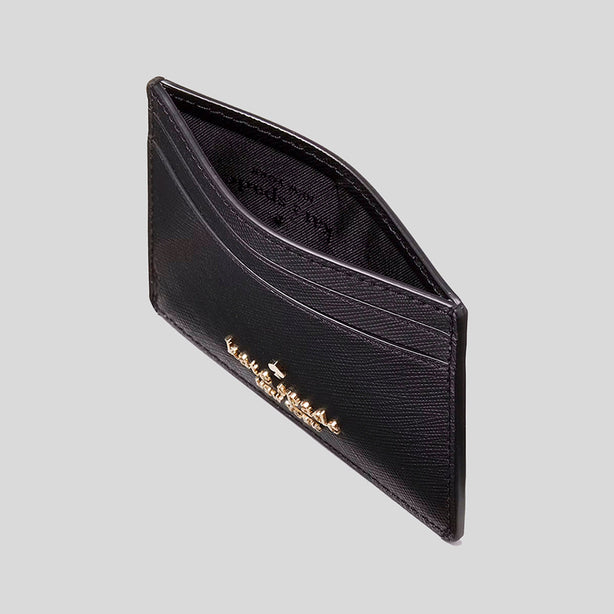 KATE SPADE Madison Small Slim Card Holder Black RS-KI368