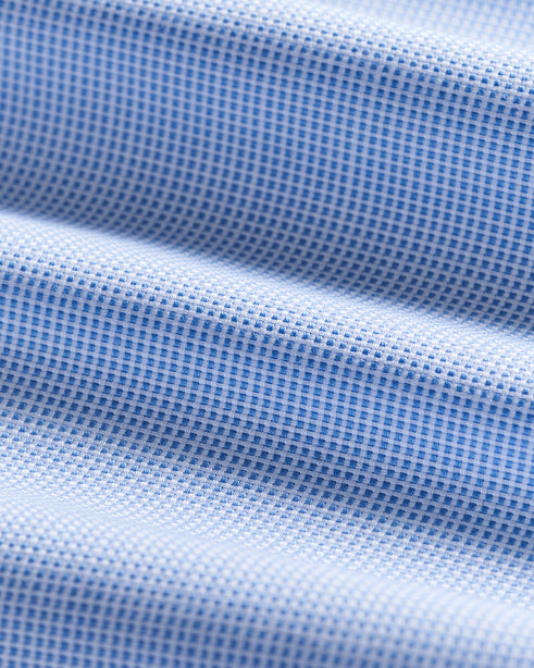 Alexander & Sons, Light Blue Dobby, Long Sleeve Shirt