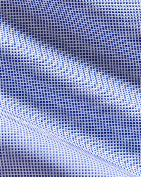 Alexander & Sons, Blue Dobby, Long Sleeve Shirt