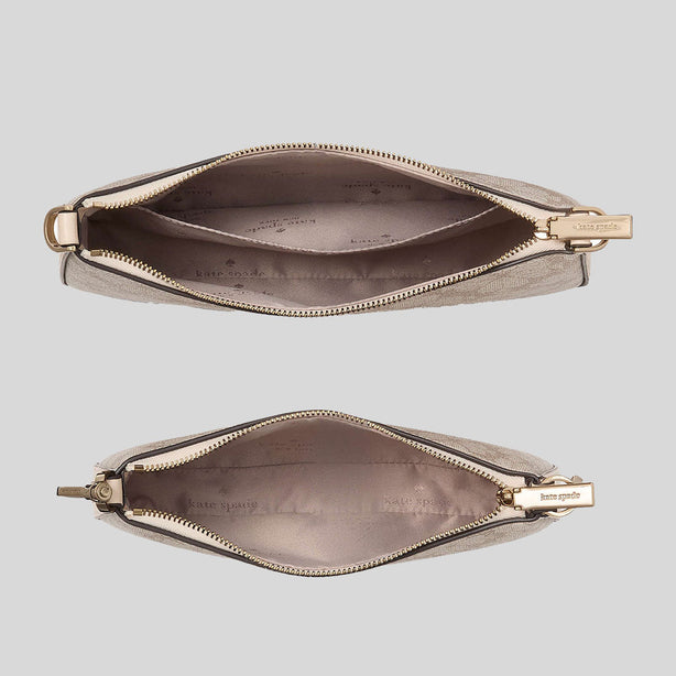 KATE SPADE Signature Spade Flower Small Crossbody Dark Beige Multi RB-KI372