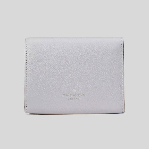 KATE SPADE Kayla Small L-zip Wallet Mountain Grey RB-KK056