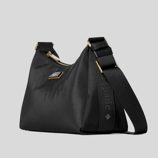 KATE SPADE Carter Nylon Small Shoulder Bag Black RB-KL967