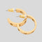 KATE SPADE Cut To The Chase Spade Huggies Gold RB-KJ999