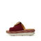 4CCCCEES Mellow Glow Petal-Twist Ultra-Comfy Sandals with Oversized Metallic Buckle in Luxe Skin Patent Leather 4CS112001