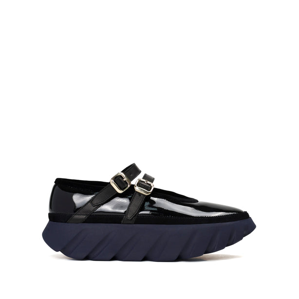 4CCCCEES Ultra-Comfy Trendy Ballerina with Velvet-Trimmed Straps in Luxe Brass Metallic Sheep Leather 4CS111001