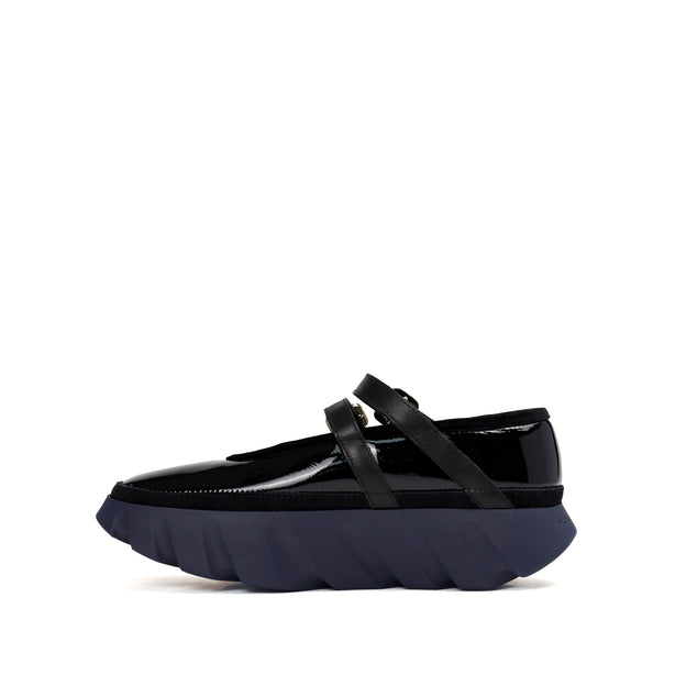 4CCCCEES Ultra-Comfy Trendy Ballerina with Velvet-Trimmed Straps in Luxe Brass Metallic Sheep Leather 4CS111001