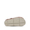 4CCCCEES Mellow Moa Petal-Twist Ultra-Comfy Cross-Strap Sandals with Contrasting Metal Buckle in Luxe Rose Kid Suede 4CS113002