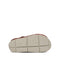 4CCCCEES Mellow Moa Petal-Twist Ultra-Comfy Cross-Strap Sandals with Contrasting Metal Buckle in Luxe Rose Kid Suede 4CS113002