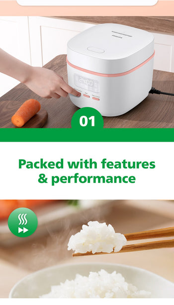 Philips Rice Cooker 3000 Series Mini Rice Cooker 0.54L HD3064/62