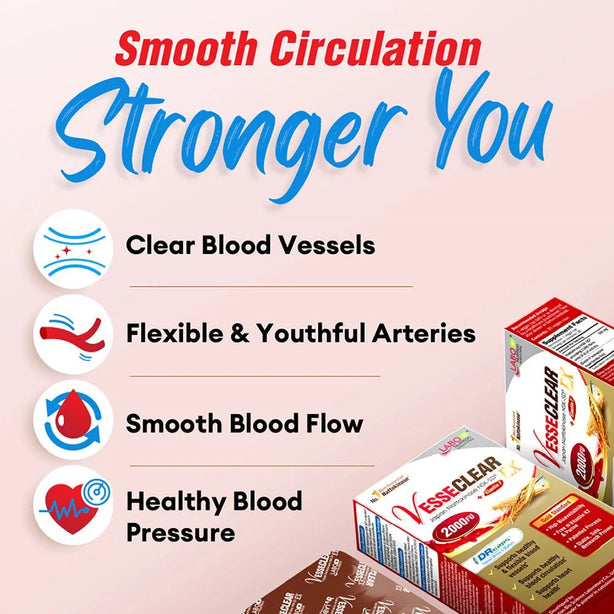 LABO Nutrition VesseCLEAR EX Nattokinase - Clean & Flexible Blood Vessels 30s